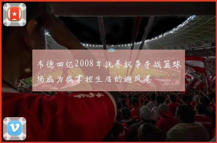 韦德回忆2008年抚养权争夺战篮球场成为我掌控生活的避风港